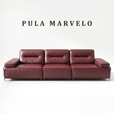 Sofa da bò Ý hiện đại Marvelo (V102)